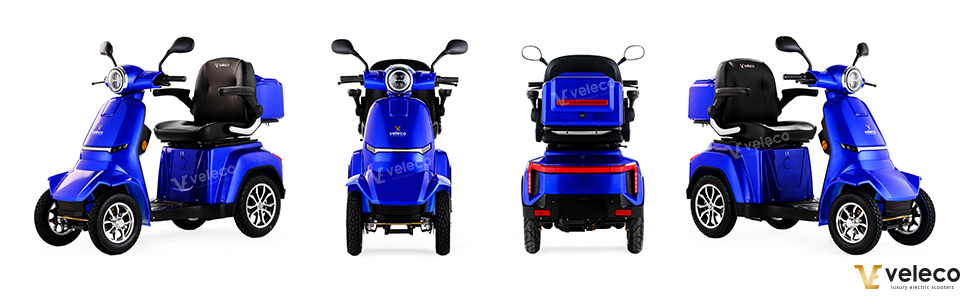 Veleco GRAVIS: heavy-duty electric mobility scooter with powerful motor for any terrain 