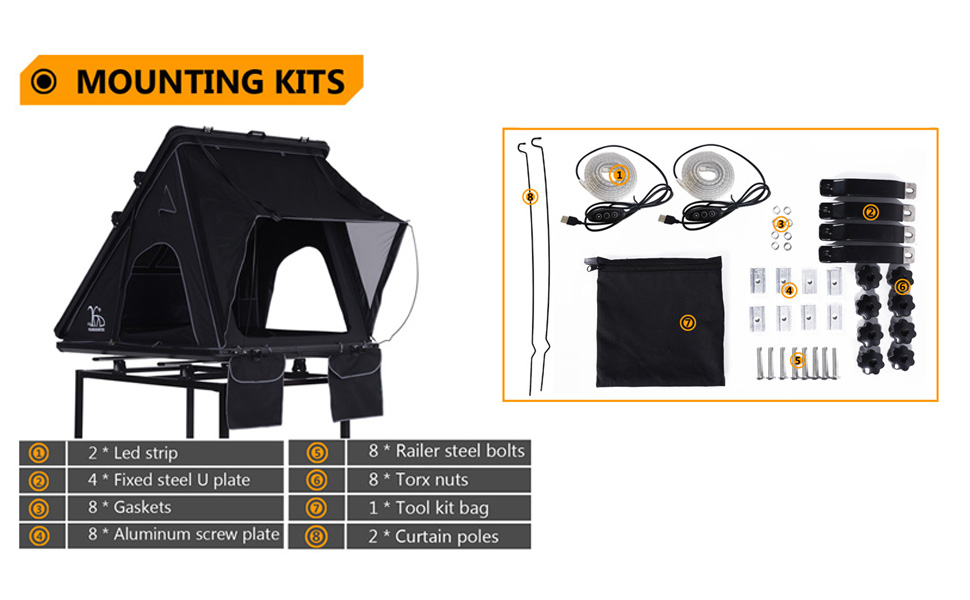 Triangle Roof top Tent