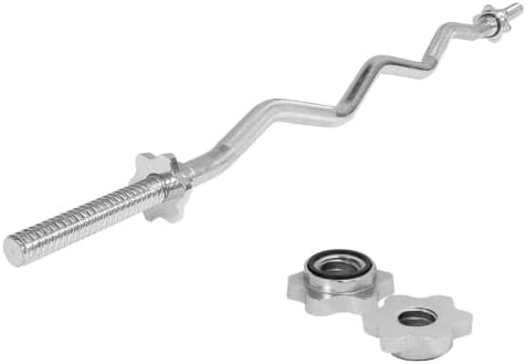 Strongway EZ Curl Bar &ndash; 1" (25mm) Standard Barbell (330LBS/150KG Rated) &ndash; Weight Lifting and Bic...